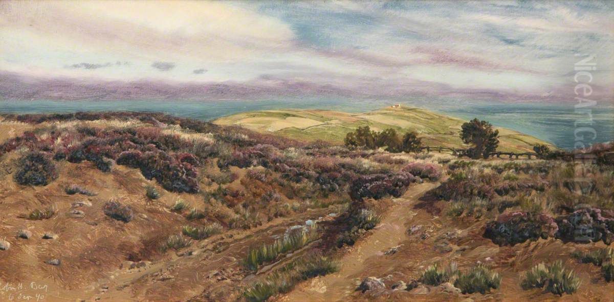 Robin Hood Bay, Yorkshire Oil Painting by John Brett