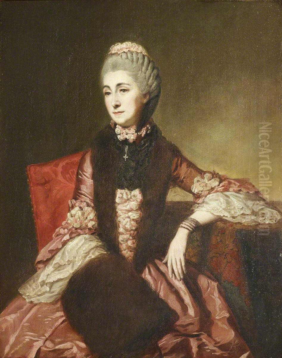 Mary Lepel, Lady Hervey (1700 -1768)  in Old Age Oil Painting by Johann Zoffany