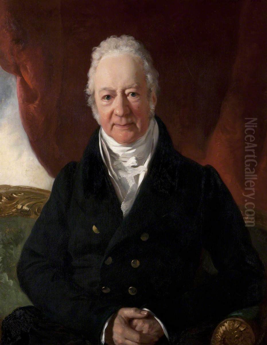 Nathaniel Curzon, 2nd Baron Scarsdale (1751-1837) Oil Painting by Ramsay Richard Reinagle