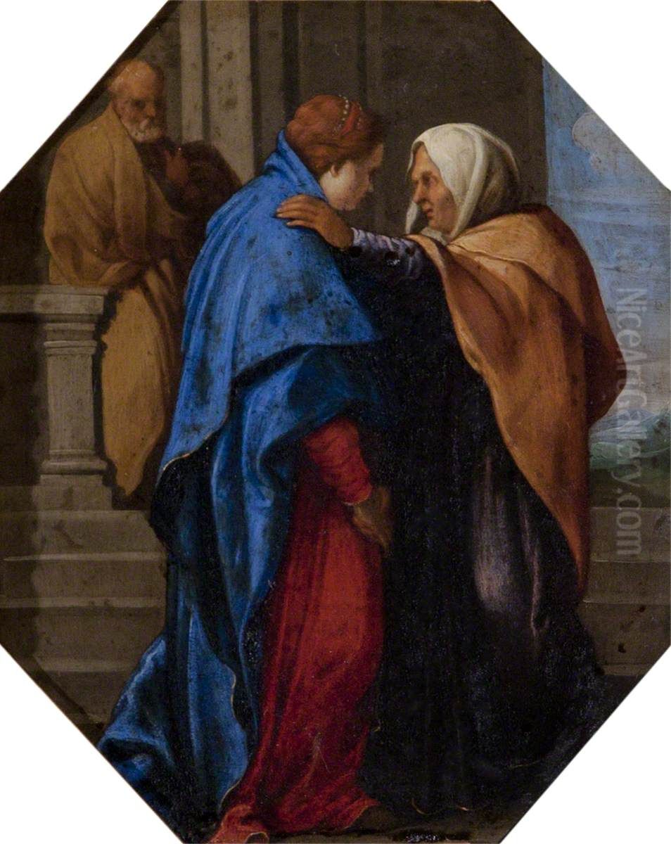 The Visitation Oil Painting by Alessandro Tiarini
