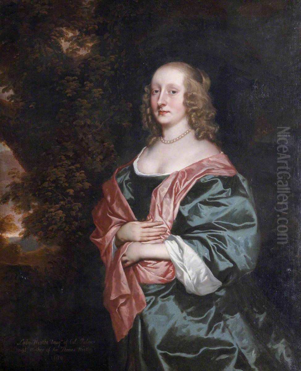 Called Elizabeth Palmer, Lady Wroth (d. before 1672) Oil Painting by Peter Lely