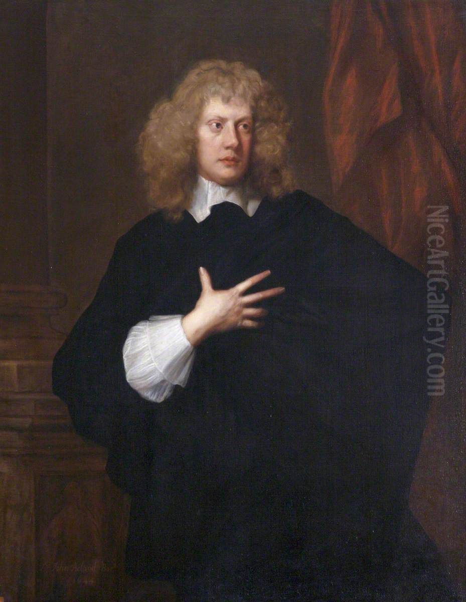 Sir John Acland 1st Baronet Acland of Columb-John (c.1591-1647) Oil Painting by Robert Walker