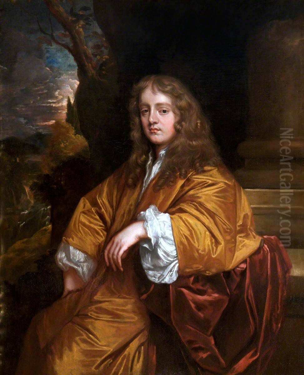 Sir Ralph Bankes, MP (?1631-1677) Oil Painting by Peter Lely