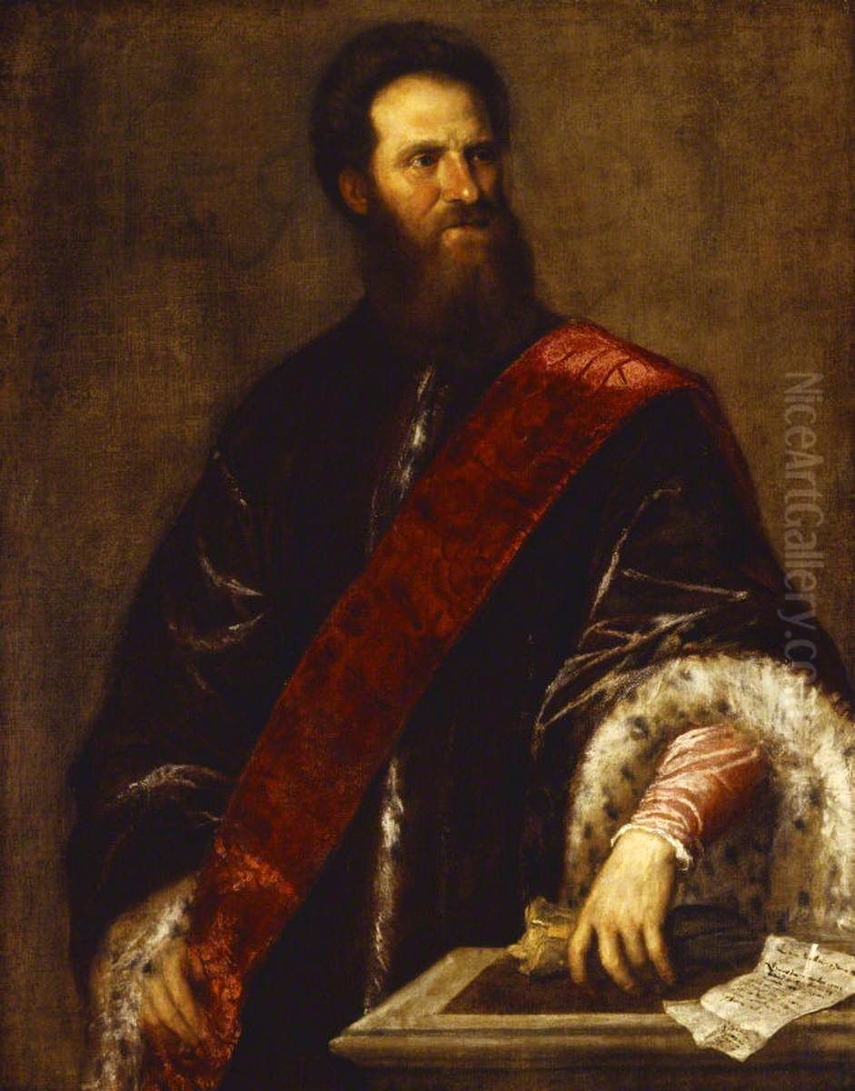 Nicolo Zen (1515-1565) Oil Painting by Titian