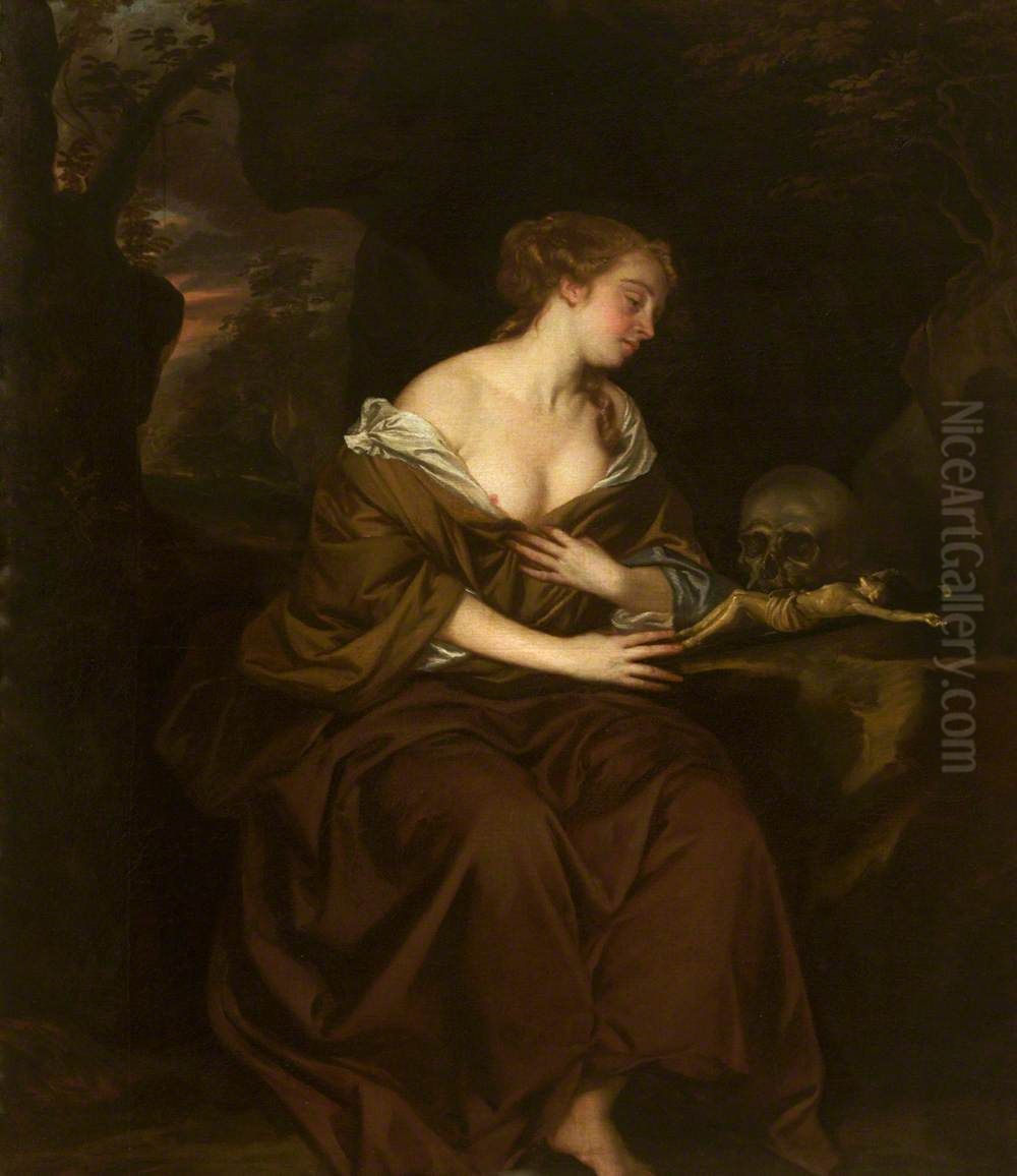 The Penitent Magdalen Oil Painting by Peter Lely