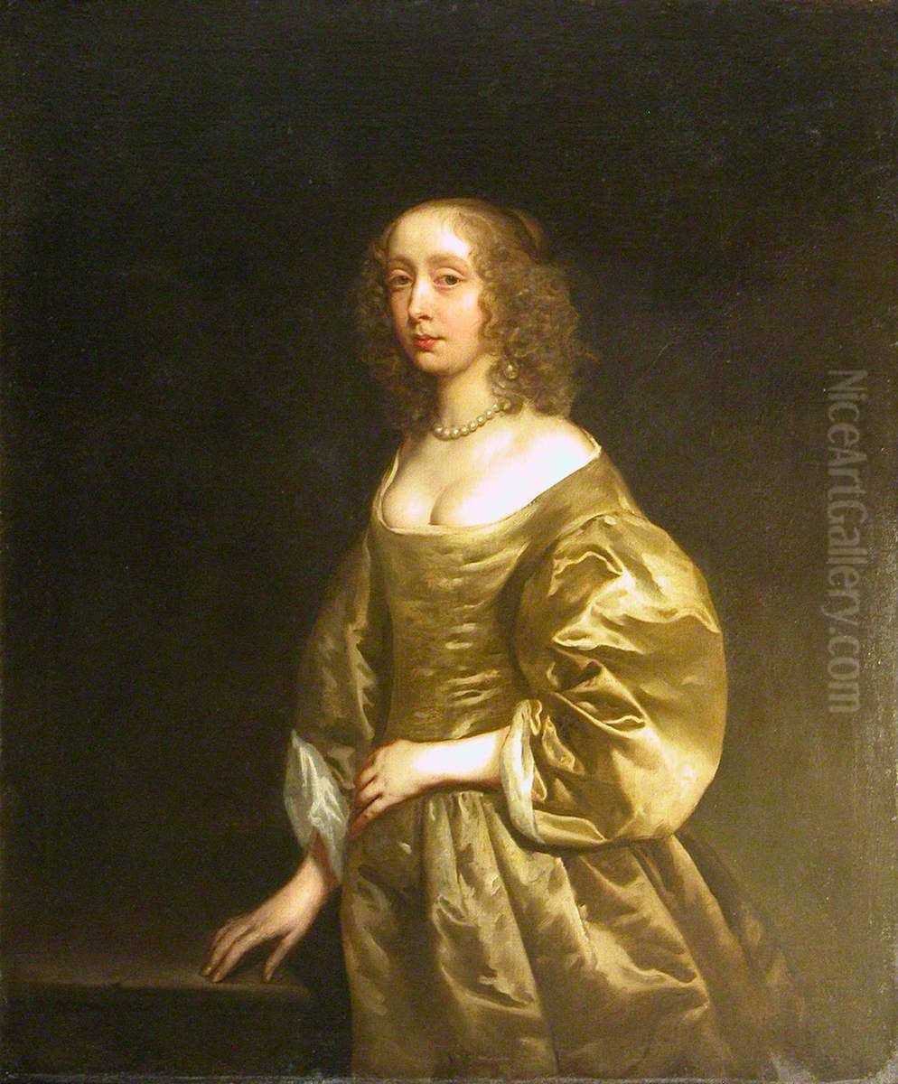 Mrs Sackville Oil Painting by Peter Lely