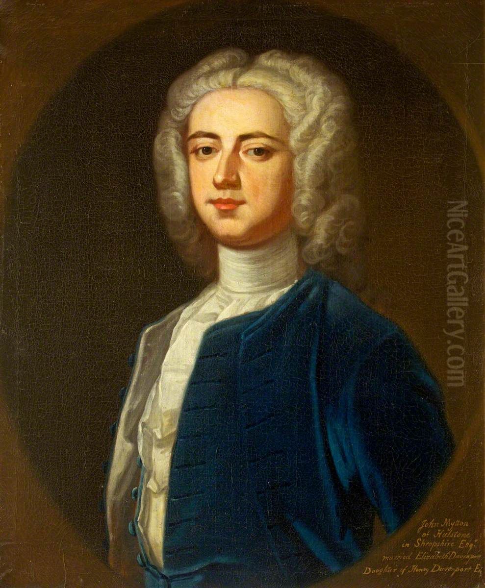 John Mytton of Halston Oil Painting by Enoch Seeman