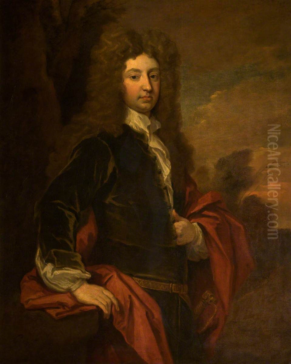 Peter Legh XII (1669-1744) Oil Painting by Godfrey Kneller