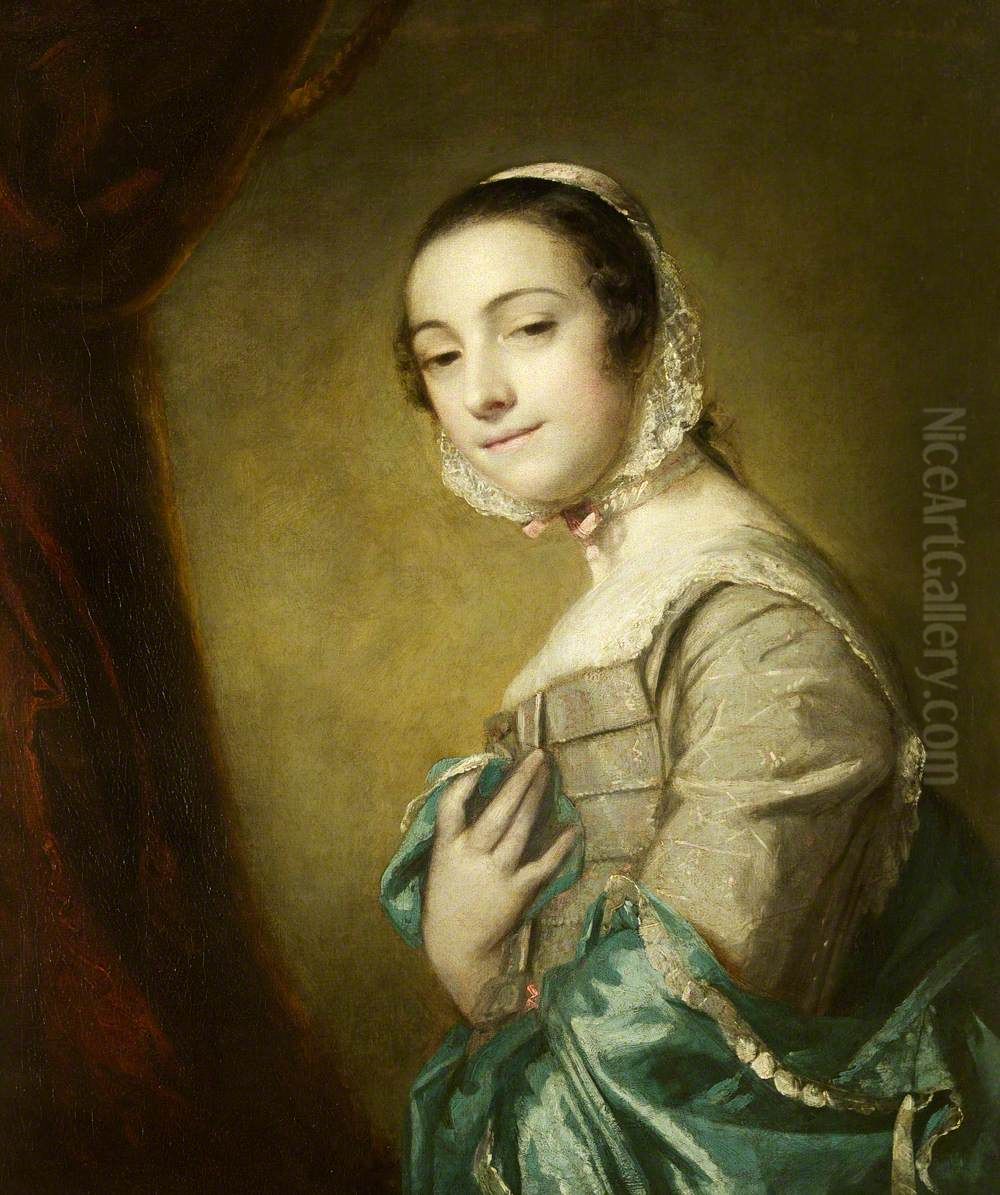 Possibly Elizabeth Hamilton, Mrs John Cameron of Glenkindy, later the Comtesse de Fay Oil Painting by Of Sir Joshua Reynolds