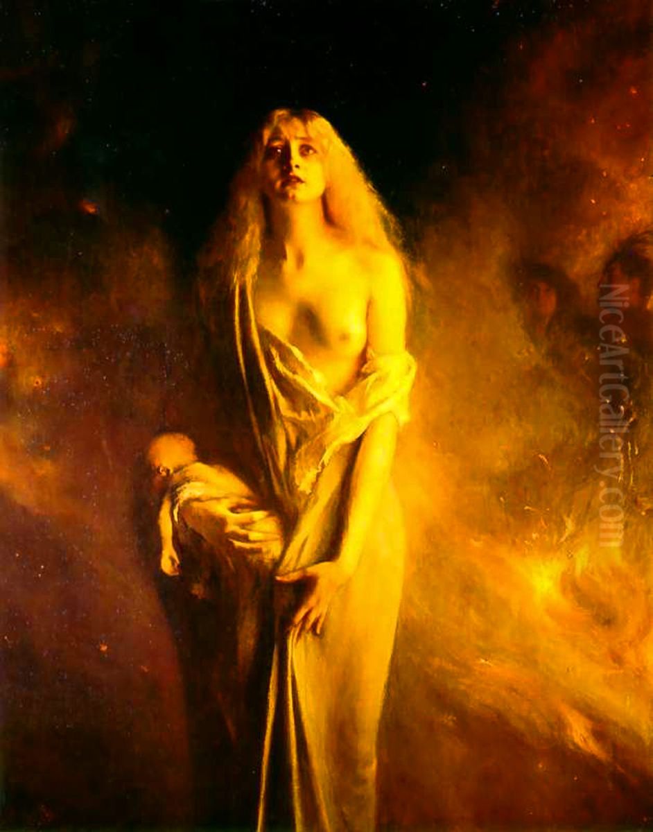 Marguerite au Sabbat Oil Painting by Pascal Dagnan-Bouveret