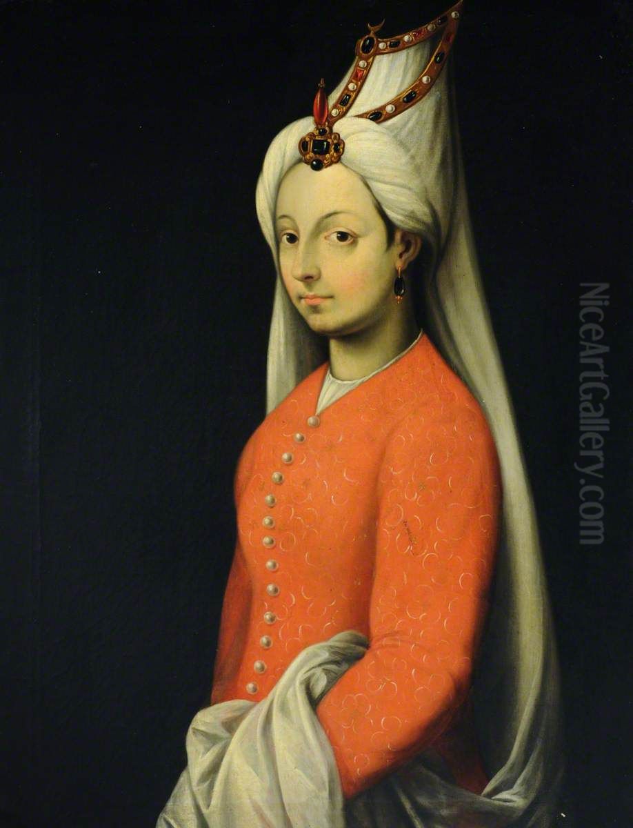 Cameria, or Mihrimah Sultan (1522-1578), daughter of Suleiman the Magnificent Oil Painting by Titian