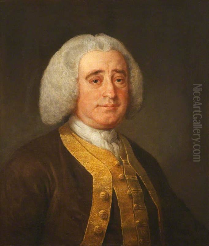 Henry Fox, 1st Baron Holland of Foxley (1705-1774) Oil Painting by William Hogarth