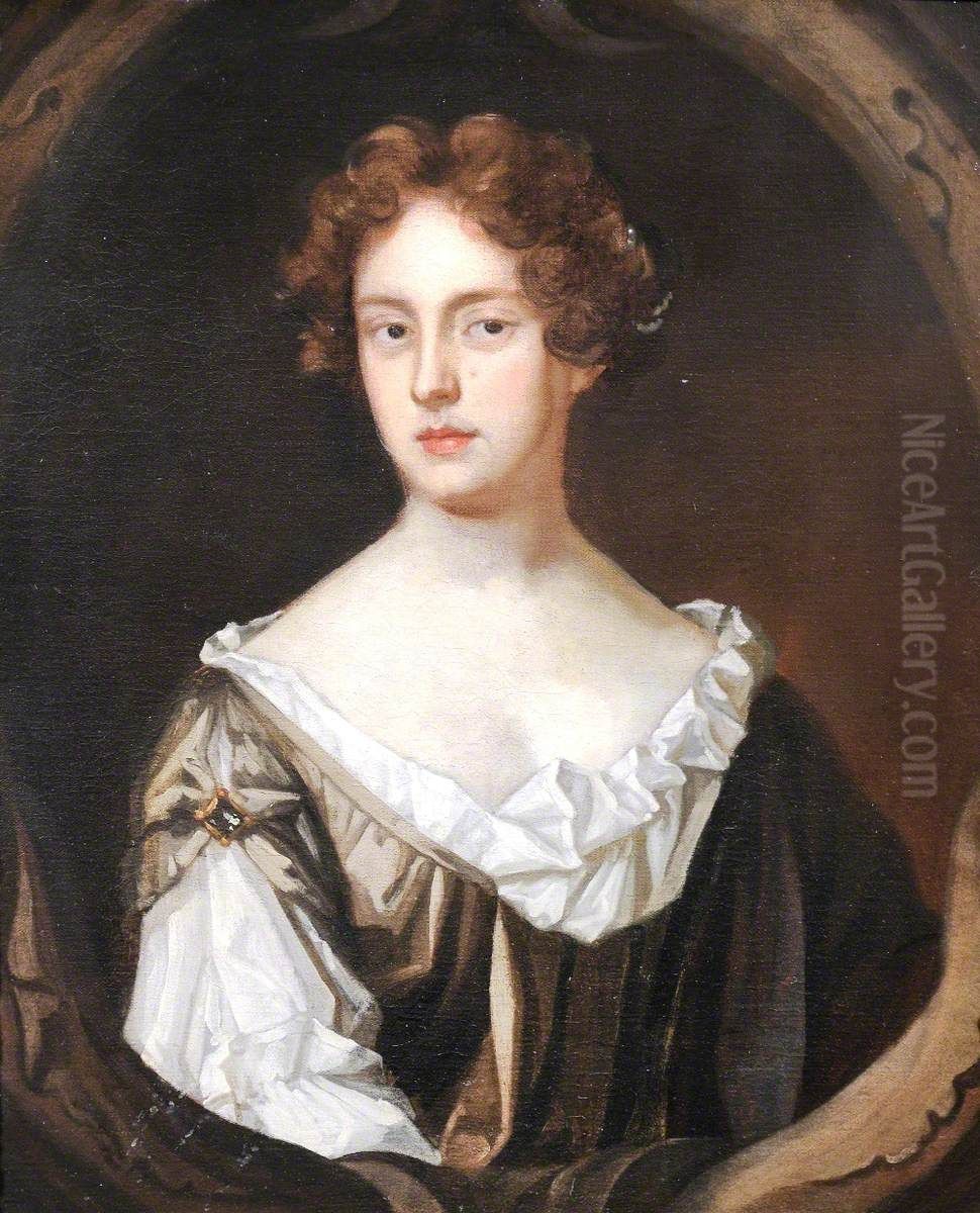 Portrait of an Unknown Lady (believed to be a member of the Williams family) Oil Painting by Mary Beale