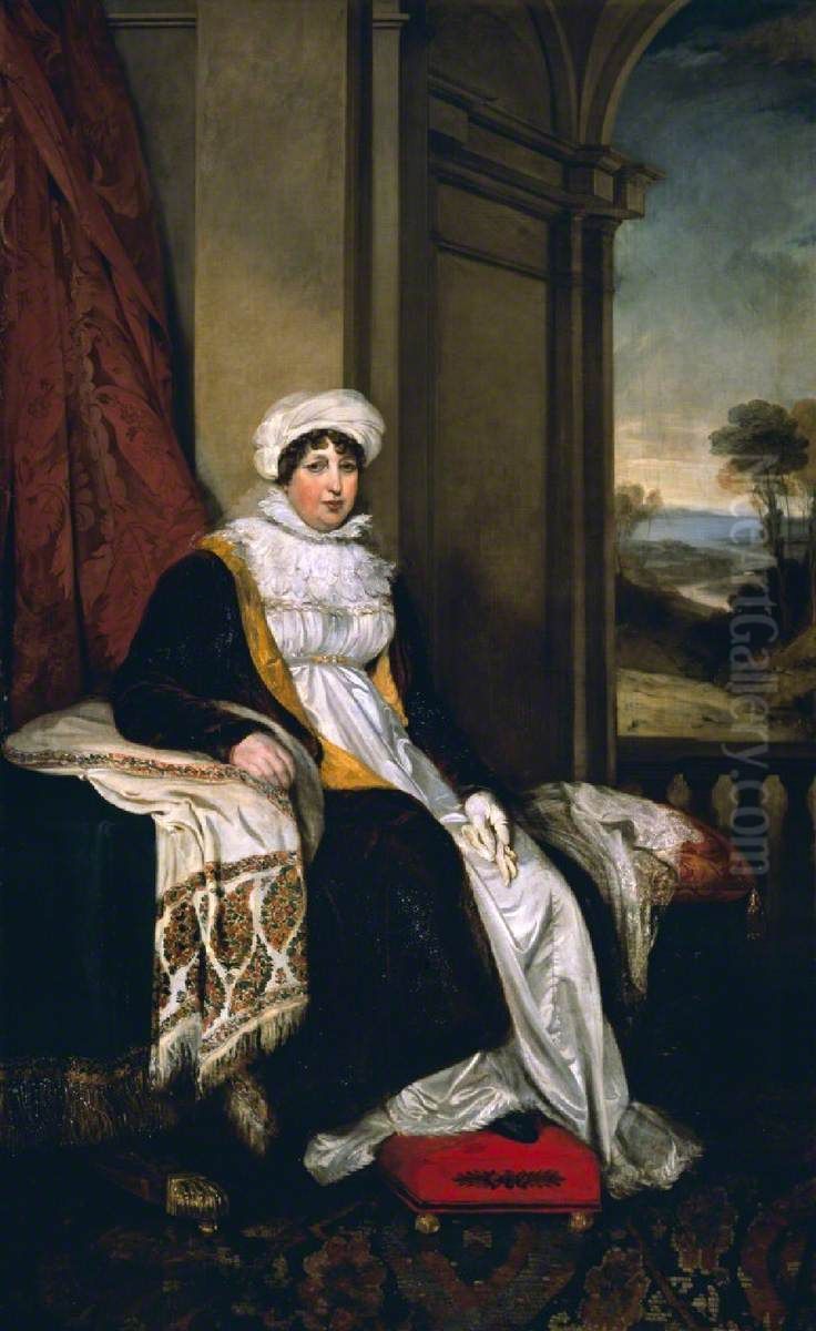 Anne Susannah Warburton, Lady Penrhyn (1745-1816) Oil Painting by Henry Thomson