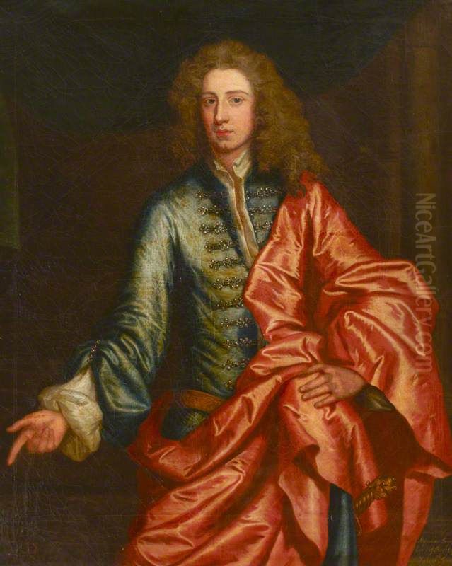 Algernon Seymour, 7th Duke of Somerset (1684-1750) Oil Painting by John Vanderbank