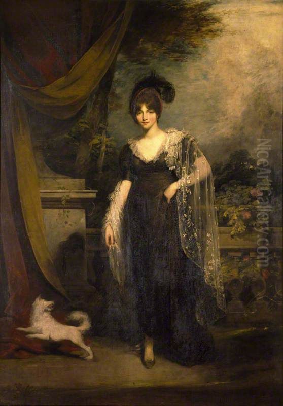 Called Mary Darby, Mrs Thomas Robinson, known as 'Perdita' (1758 - 1800) Oil Painting by William Owen