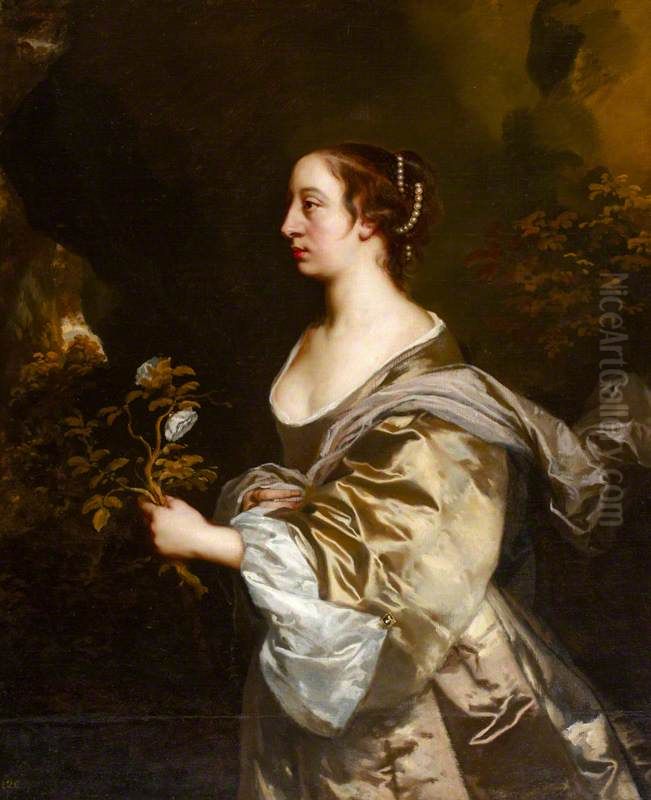 Called Sophia Fairholme, Marchioness of Annandale (1668-1716) Oil Painting by Peter Lely