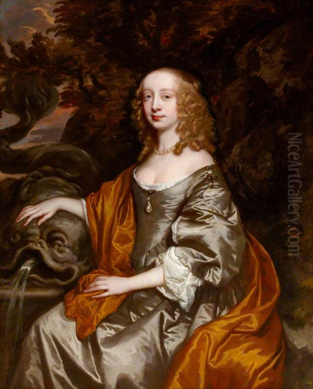 Lady Anne Percy, Lady Stanhope (1633-1654) Oil Painting by Peter Lely