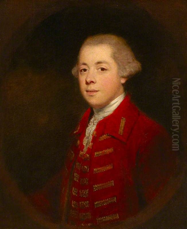 Frederick North, 2nd Earl of Guilford KG, FSA (1732-1792) Oil Painting by Of Sir Joshua Reynolds