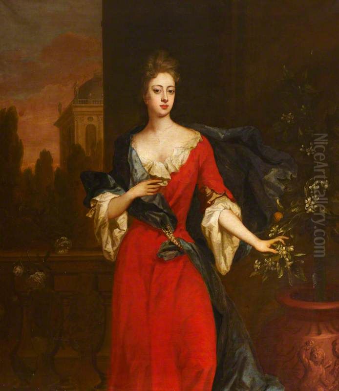 Lady Anne de Vere Capel, Countess of Carlisle (1674-1752) Oil Painting by Michael Dahl