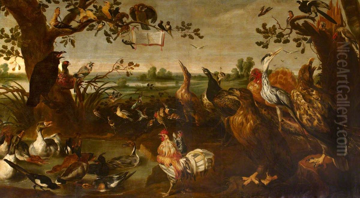 Concert of Birds Oil Painting by Frans Snyders