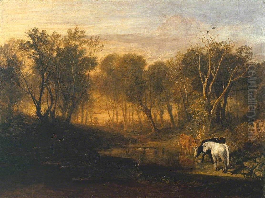 The Forest of Bere Oil Painting by J. M. W. Turner