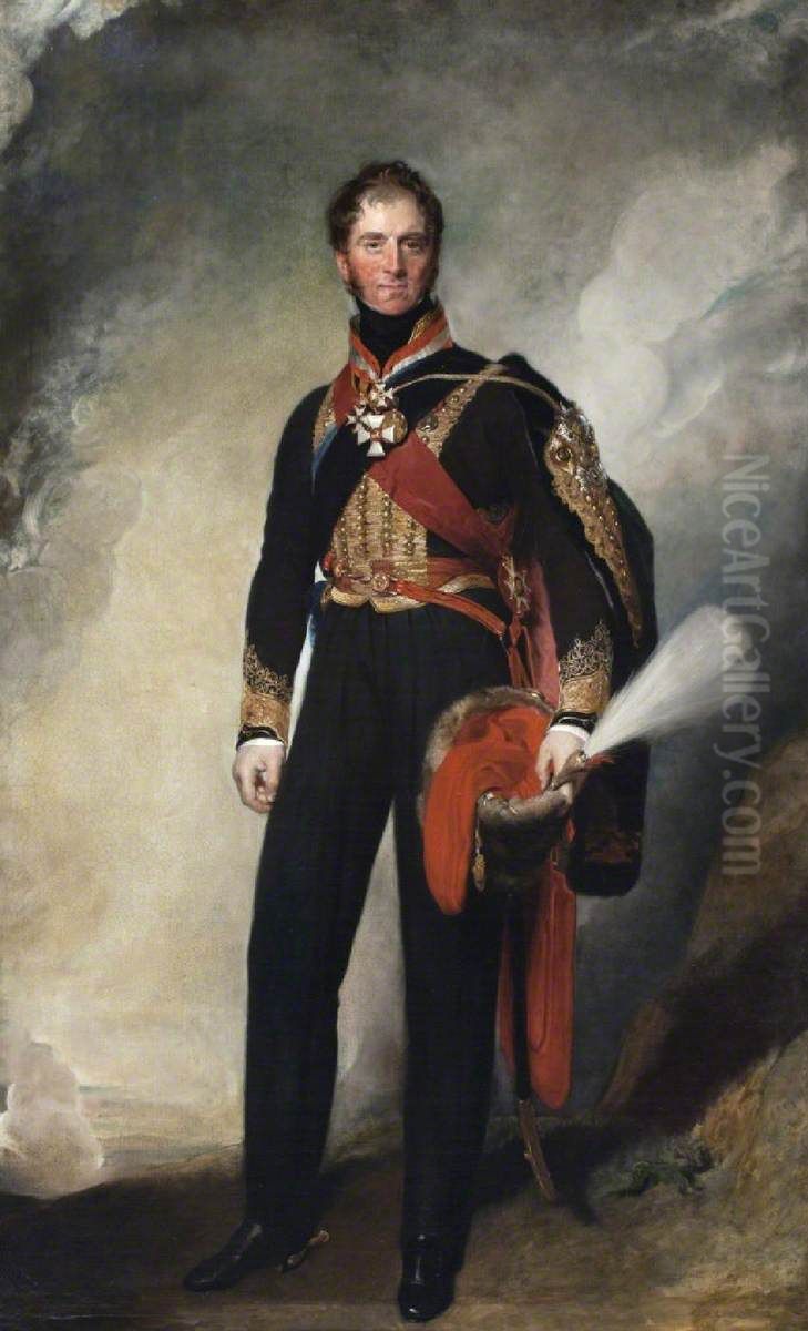 Field-Marshal Sir Henry William Paget, 1st Marquess of Anglesey KG, GCB (1768-1854) Oil Painting by Thomas Lawrence