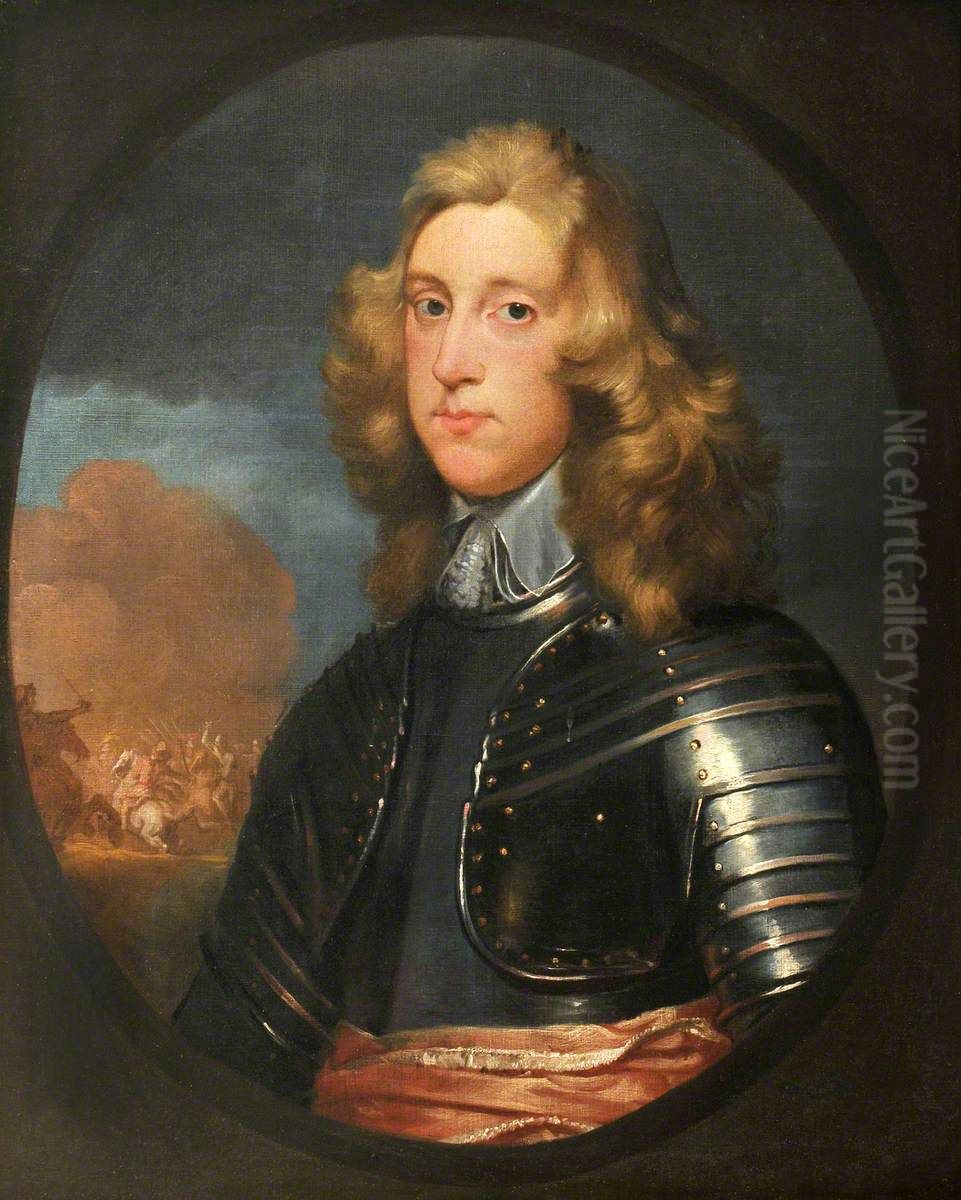 Henry Herbert, later 4th Baron Herbert of Chirbury (1640-1691) Oil Painting by Gerard Soest