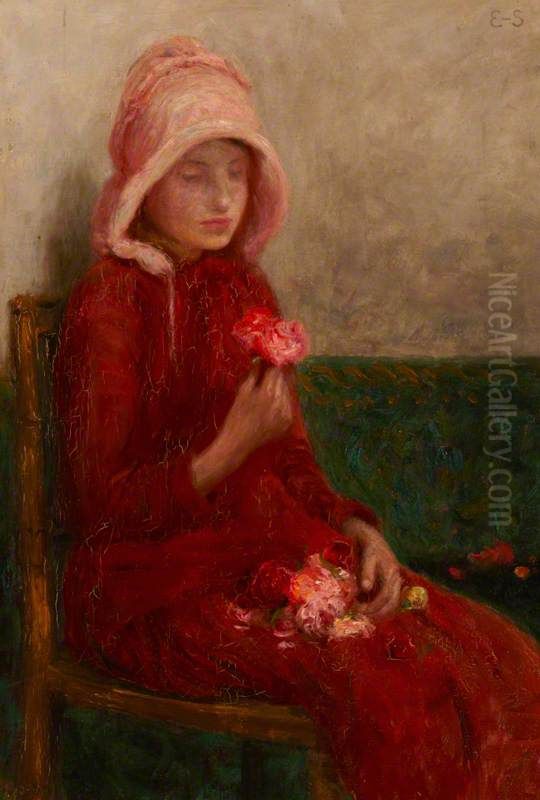 Red Roses Oil Painting by Edward Stott