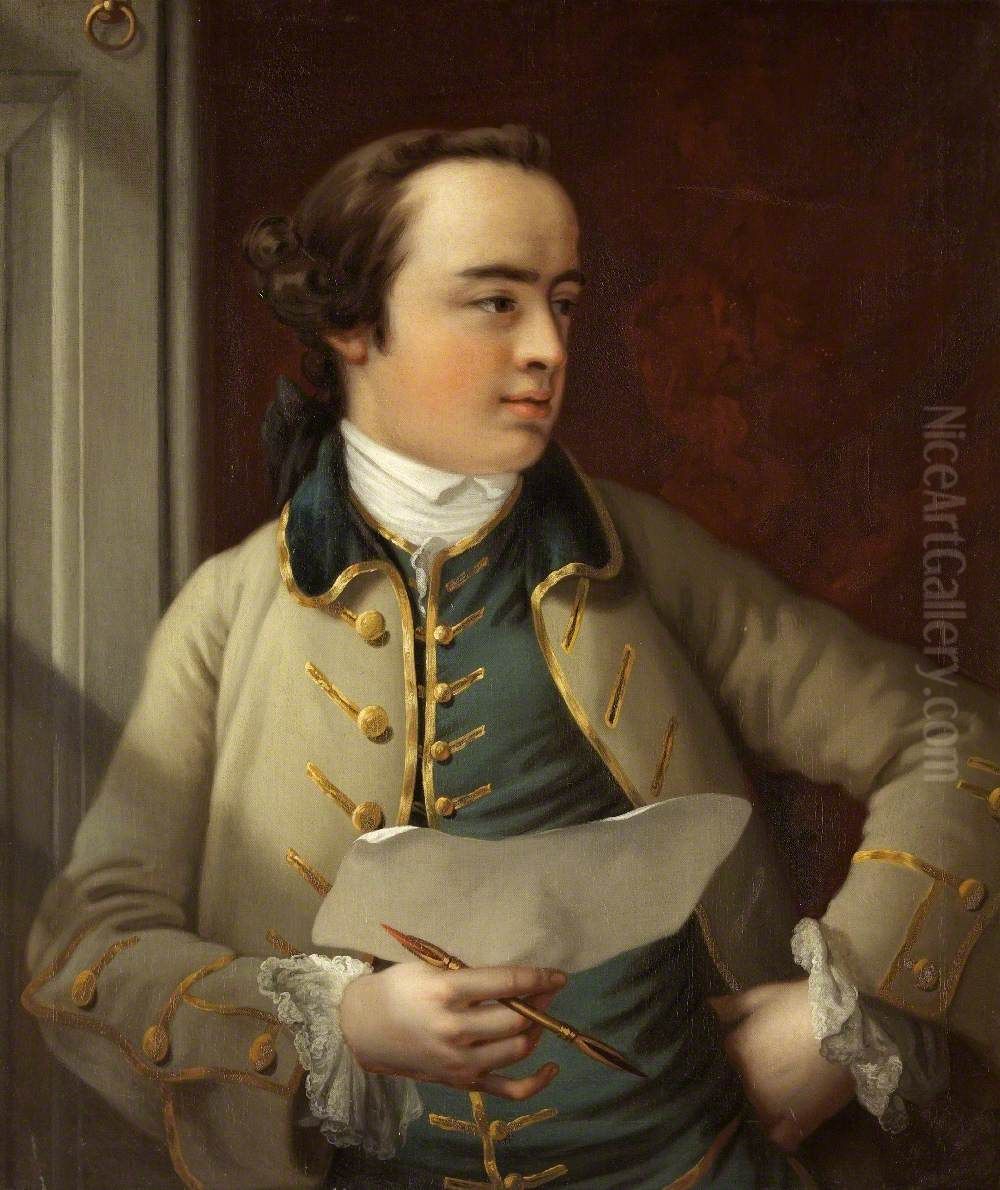 Sir Richard Hoare, 1st Bt of Barn Elms (1735-1787) (after Francis Cotes) Oil Painting by Woodforde, Samuel