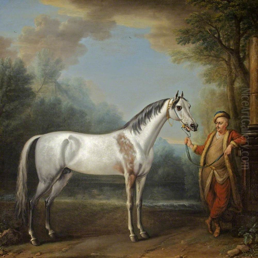The Bloody Shouldered Arabian Oil Painting by John Wootton