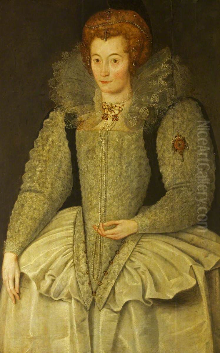 Blanche Parry (1508-1590) Oil Painting by Marcus Gheeraerts the Younger