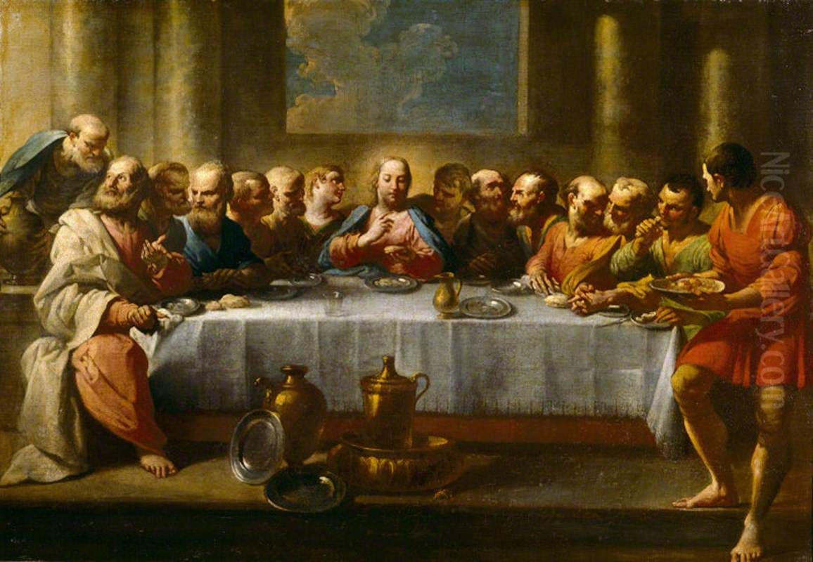 The Last Supper Oil Painting by Giovanni Domenico Ferretti