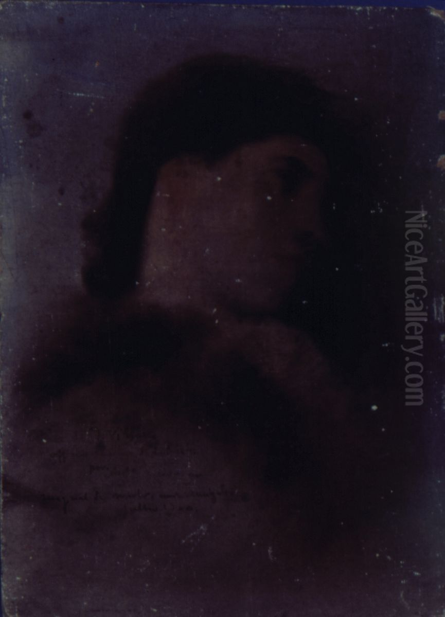 Cabeca de Mulher - Estudo Oil Painting by Decio Villares