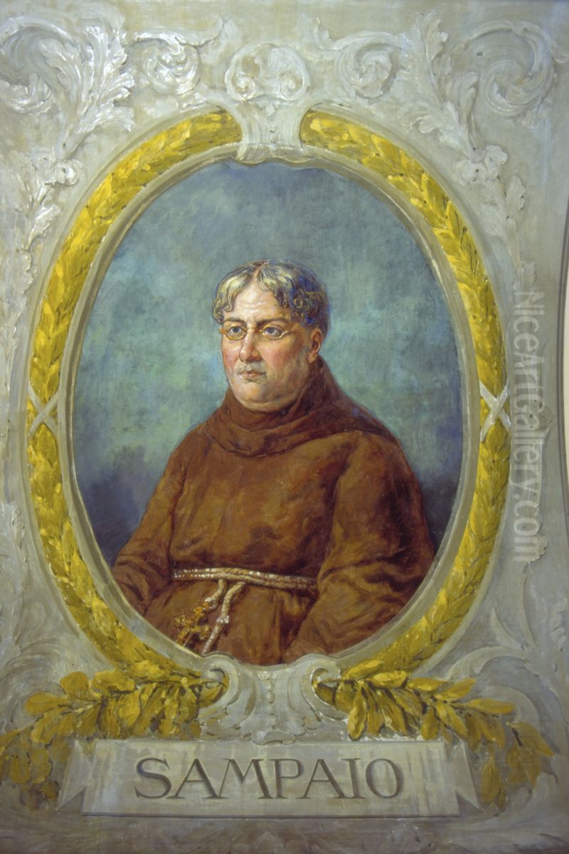 Retrato do Frei Francisco de Santa Teresa Sampaio Oil Painting by Oscar Pereira Da Silva