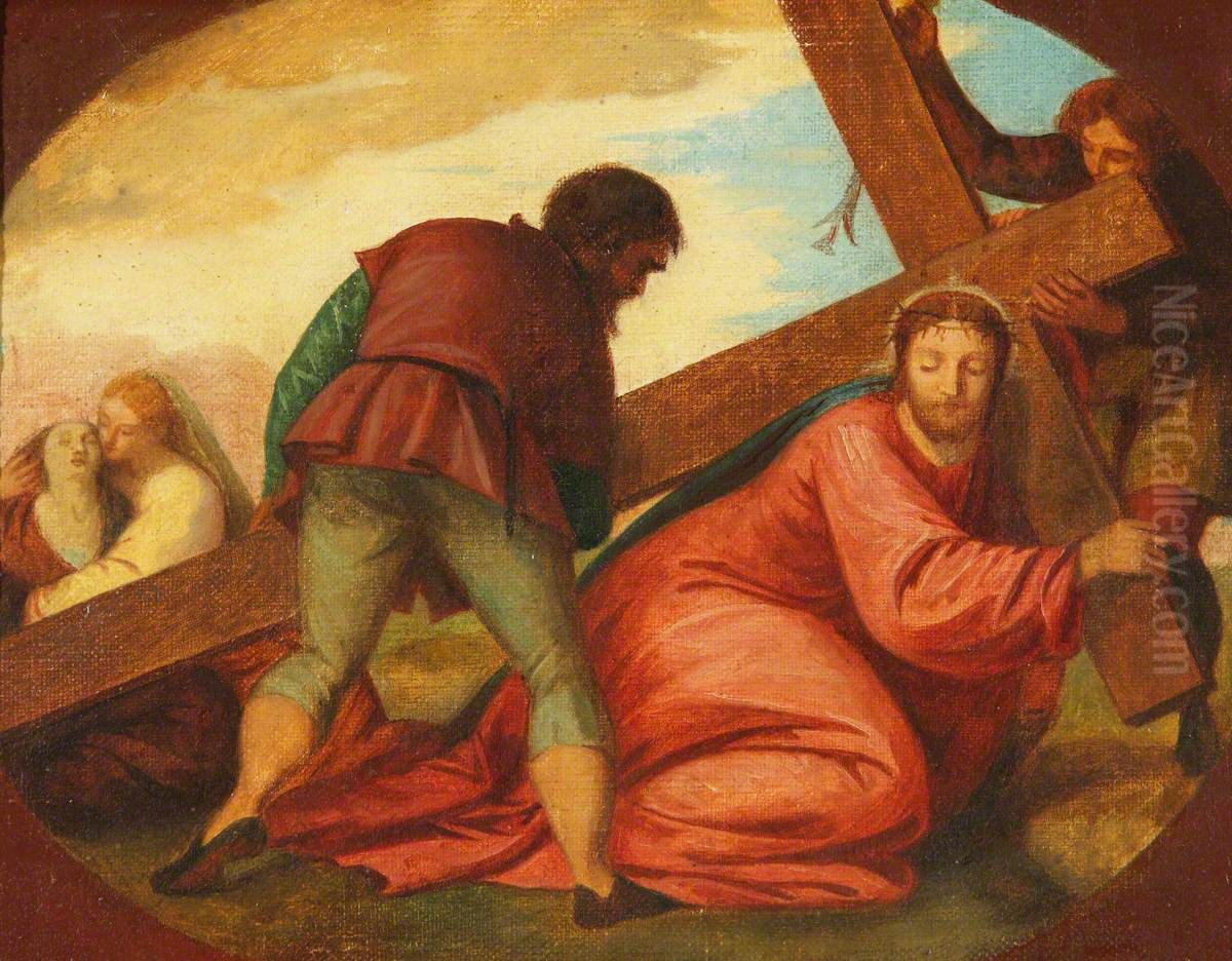 Road to Calvary (after Veronese) Oil Painting by Paolo Veronese (Caliari)