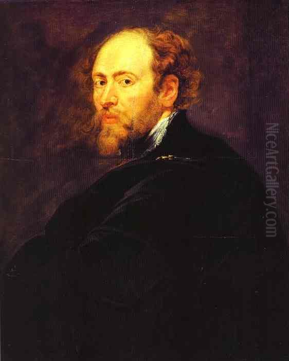 Self portrait of Rubens (1577-1640) Oil Painting by (studio of) Rubens, Peter Paul