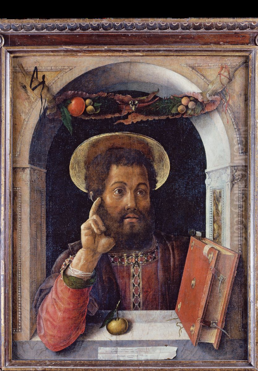 Der Evangelist Markus Oil Painting by Andrea Mantegna