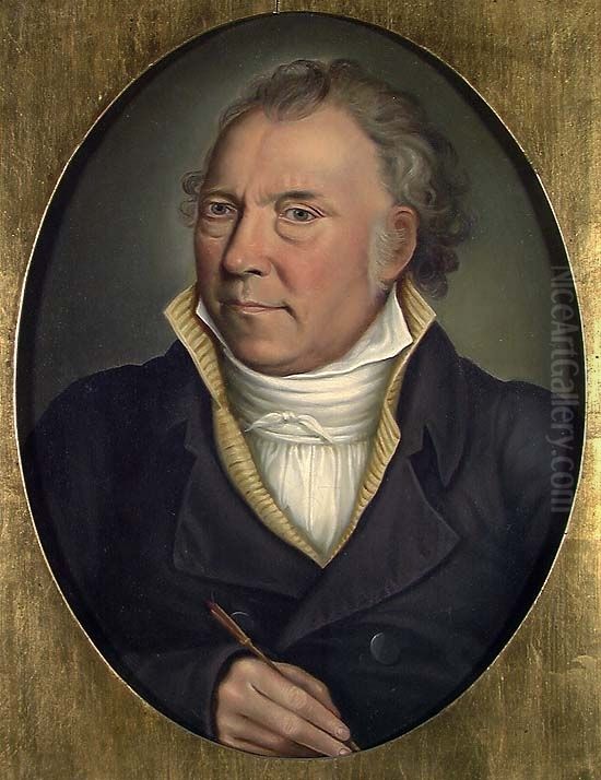 Self-portrait Oil Painting by Frederik Petersen