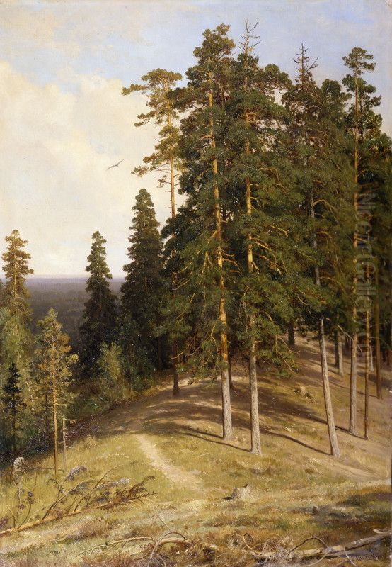 <<Meftavafa aala (trutca ke Cickin)>> Oil Painting by Ivan Shishkin