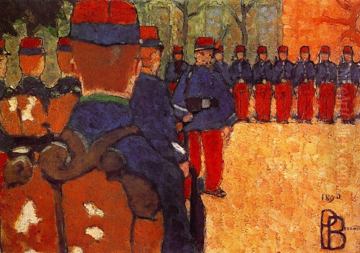 The Parade Ground Oil Painting by Pierre Bonnard