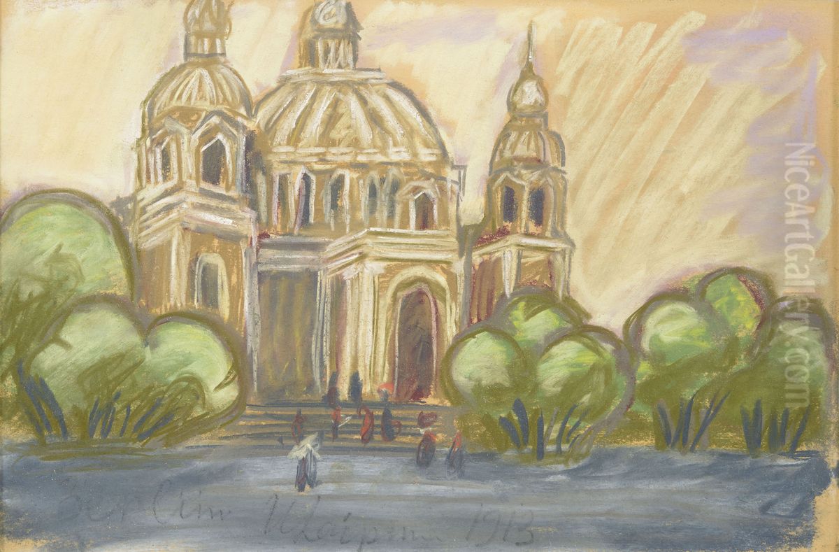 Berlin Oil Painting by Ants Laikmaa