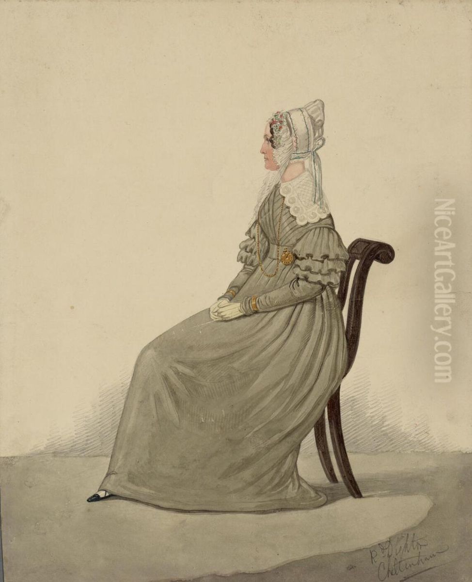 Mary Mathias Oil Painting by Richard Dighton the younger