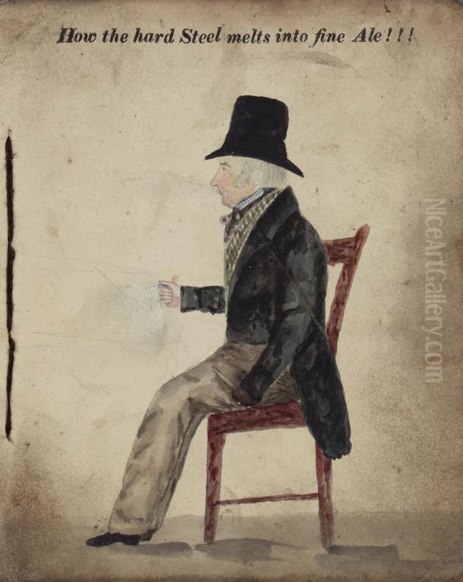 Morris Hughes Oil Painting by Ellis Owen Ellis