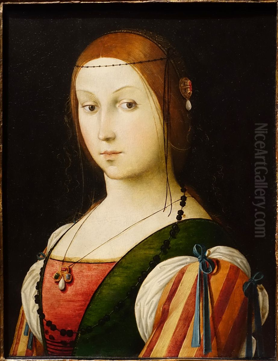 Portrait of a Lady Oil Painting by Lorenzo Costa