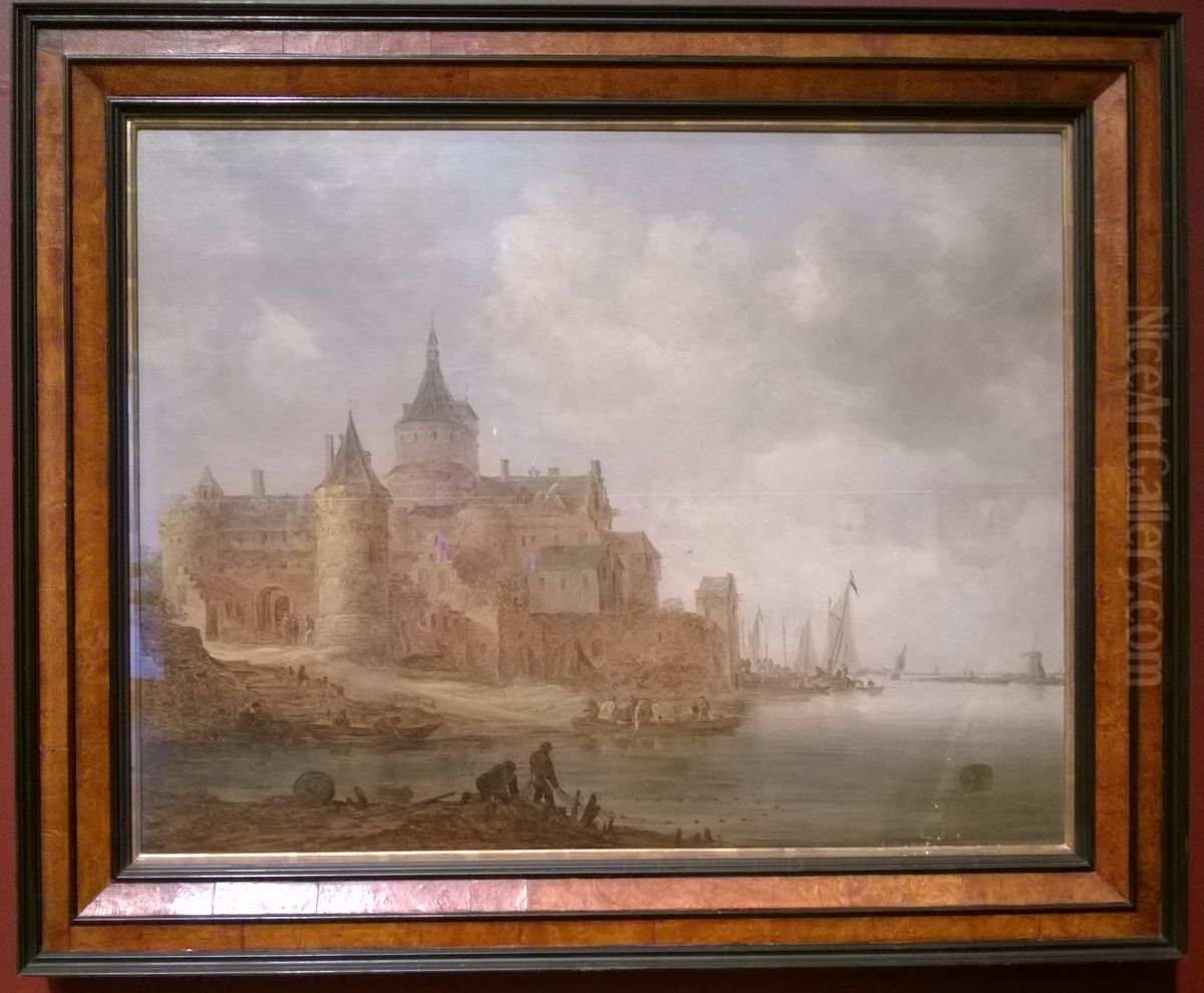 Fort Lillo on the Scheldt Oil Painting by Jan van Goyen