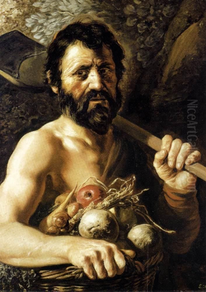 The Four Elements and Ages of Man: Earth and Maturity Oil Painting by Jan Lievens