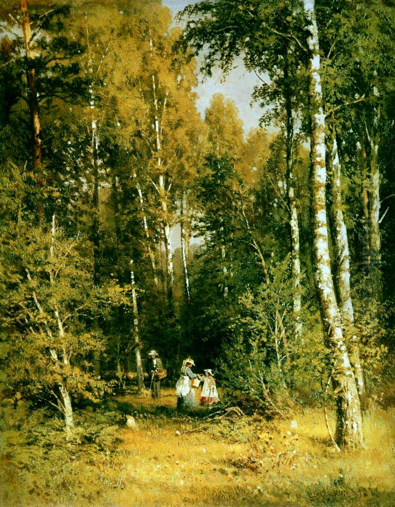 <<Berezovaa rosa>> Oil Painting by Ivan Shishkin