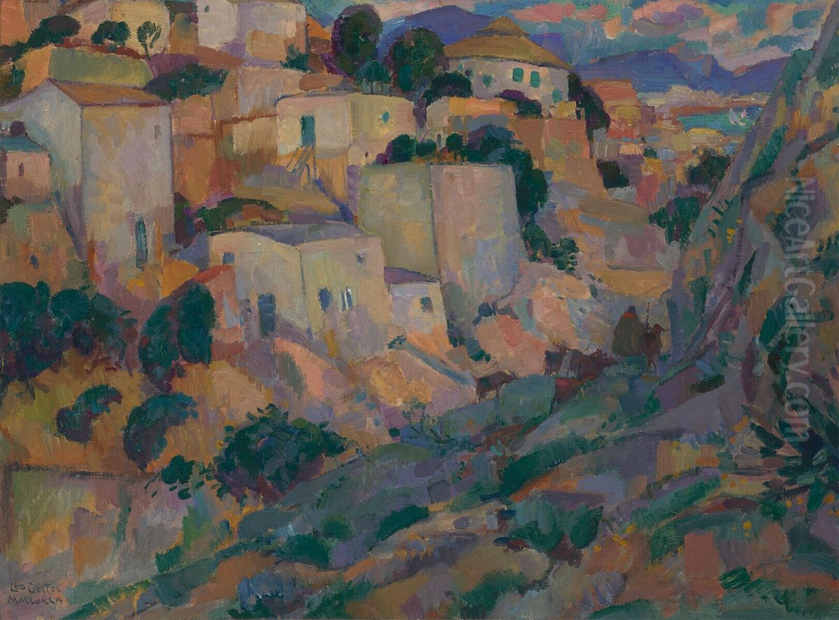 Avond op Mallorca Oil Painting by Leo Gestel