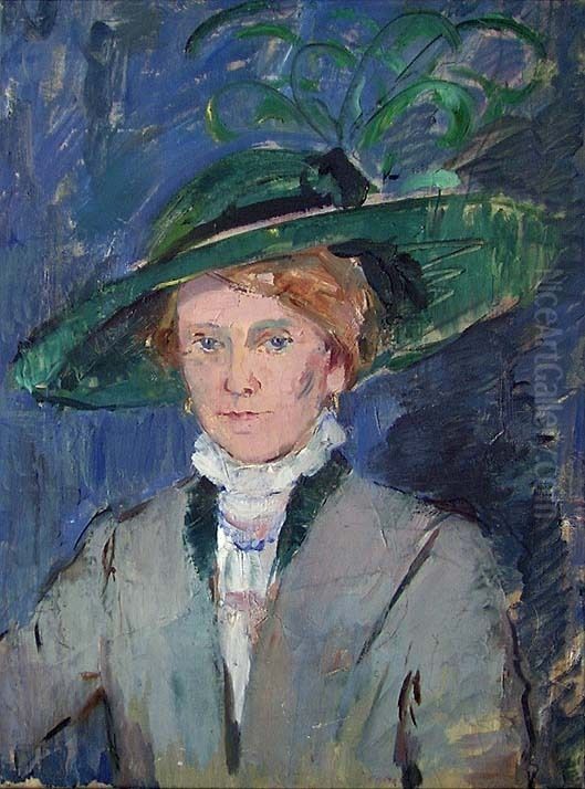 Marie Bull Oil Painting by Henrik Lund